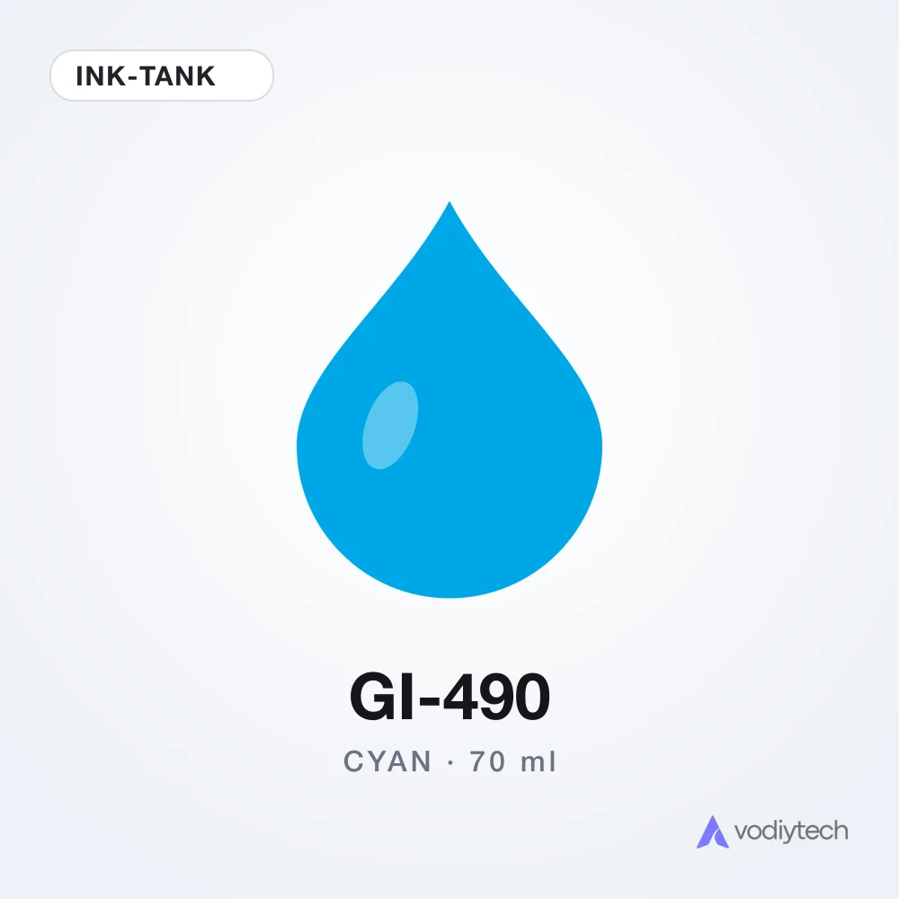 Чернила GI-490 Cyan Ink-Tank