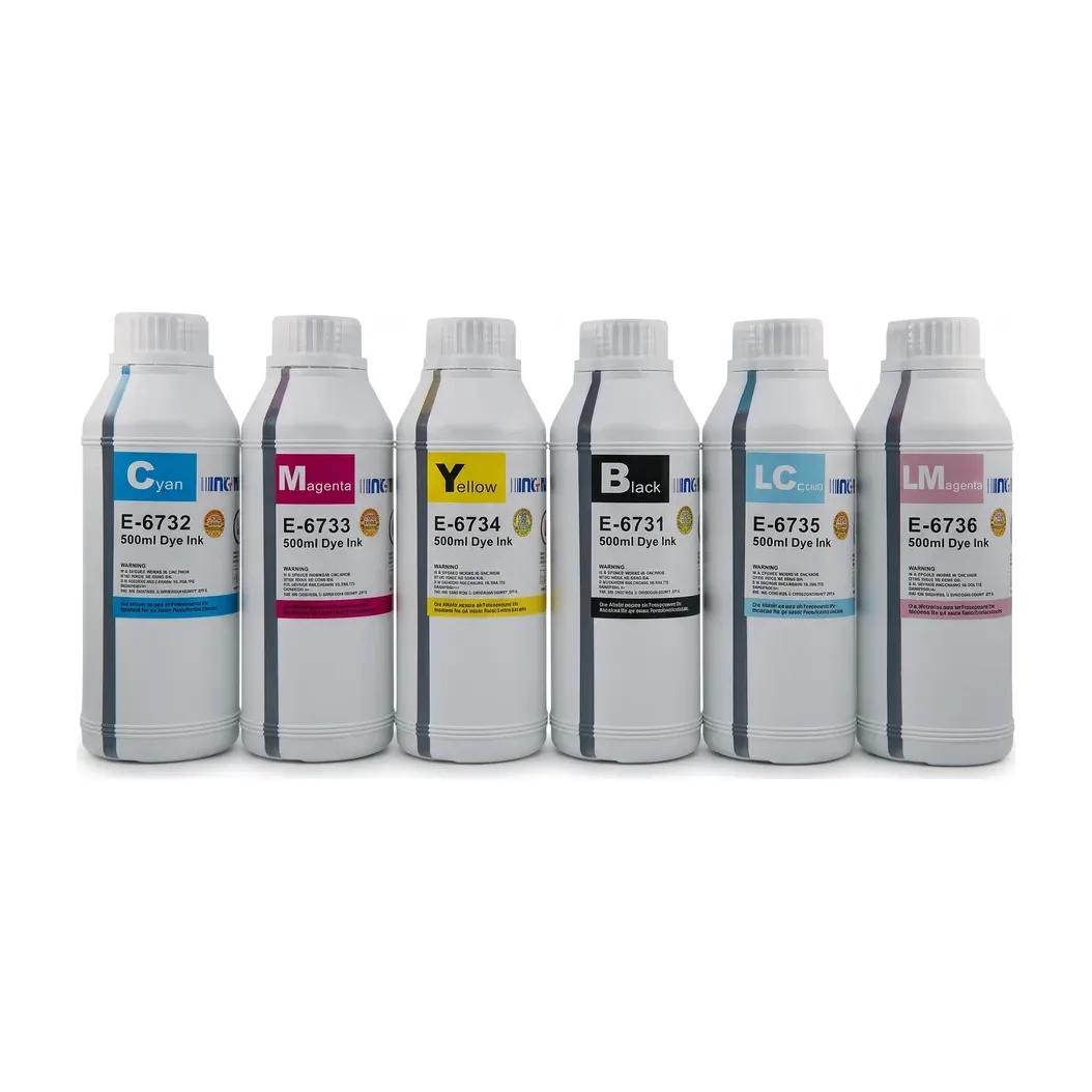 Чернила для Epson L805, L800, L1800 (673) — набор 6 цветов, по 500 мл, Ink-Tank Hi-Q